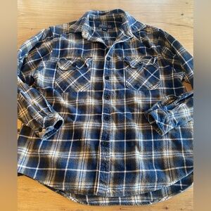 Northern‎ Expedition Blue Plaid Flannel Shirt Men’s XL Preowned